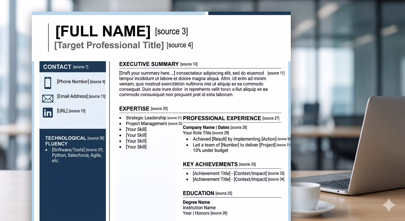 CV template 