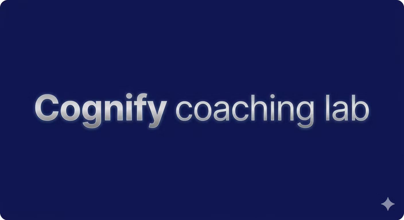 Cognify Coaching Lab