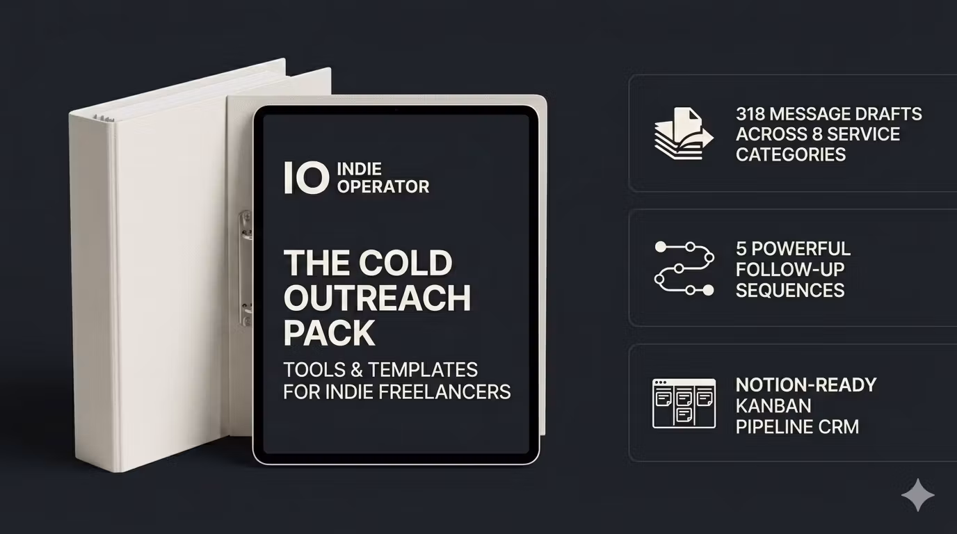 Cold Outreach Pack — 318 Templates for Freelancers Who Need Clients