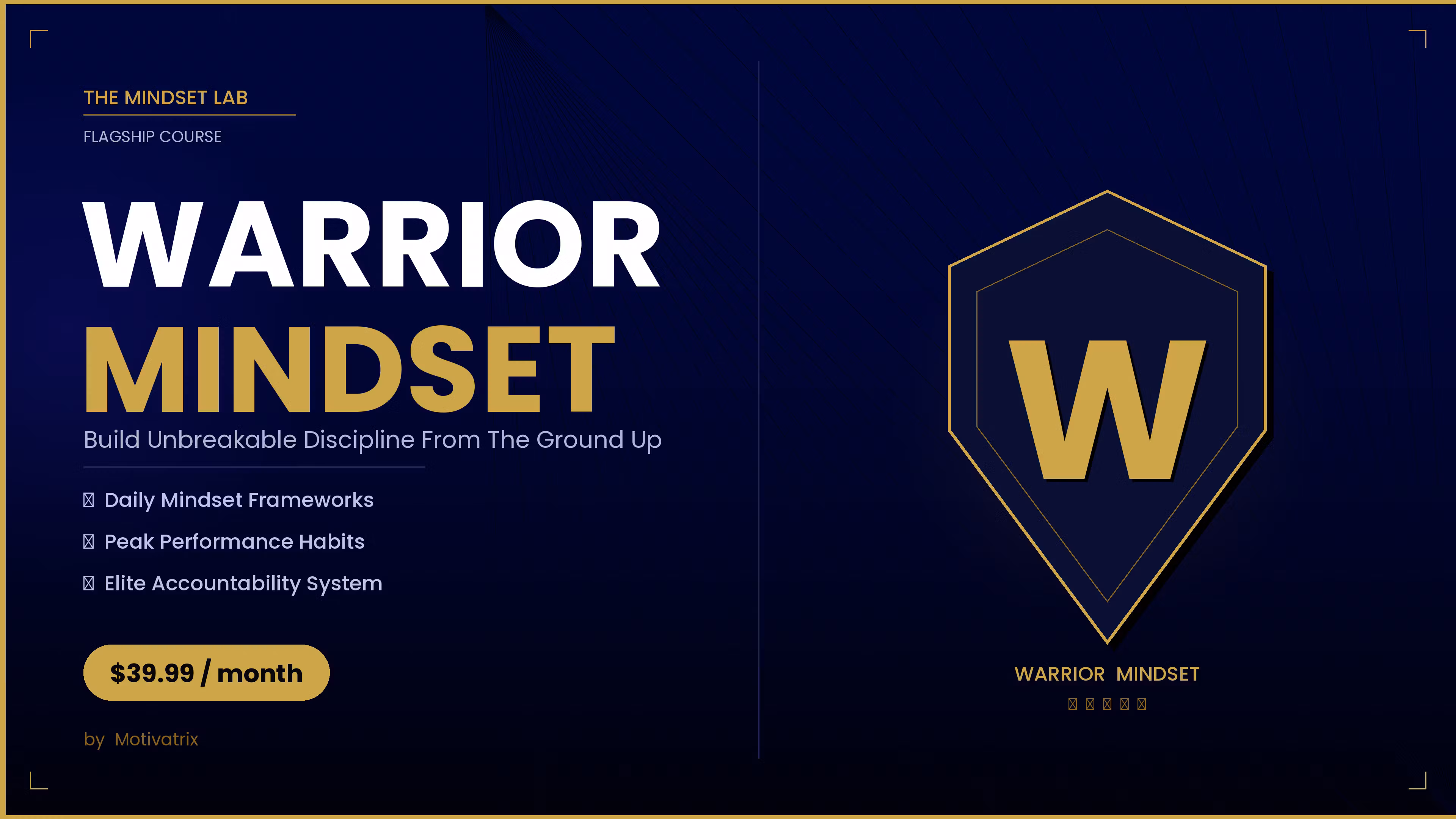 Warrior mindset 