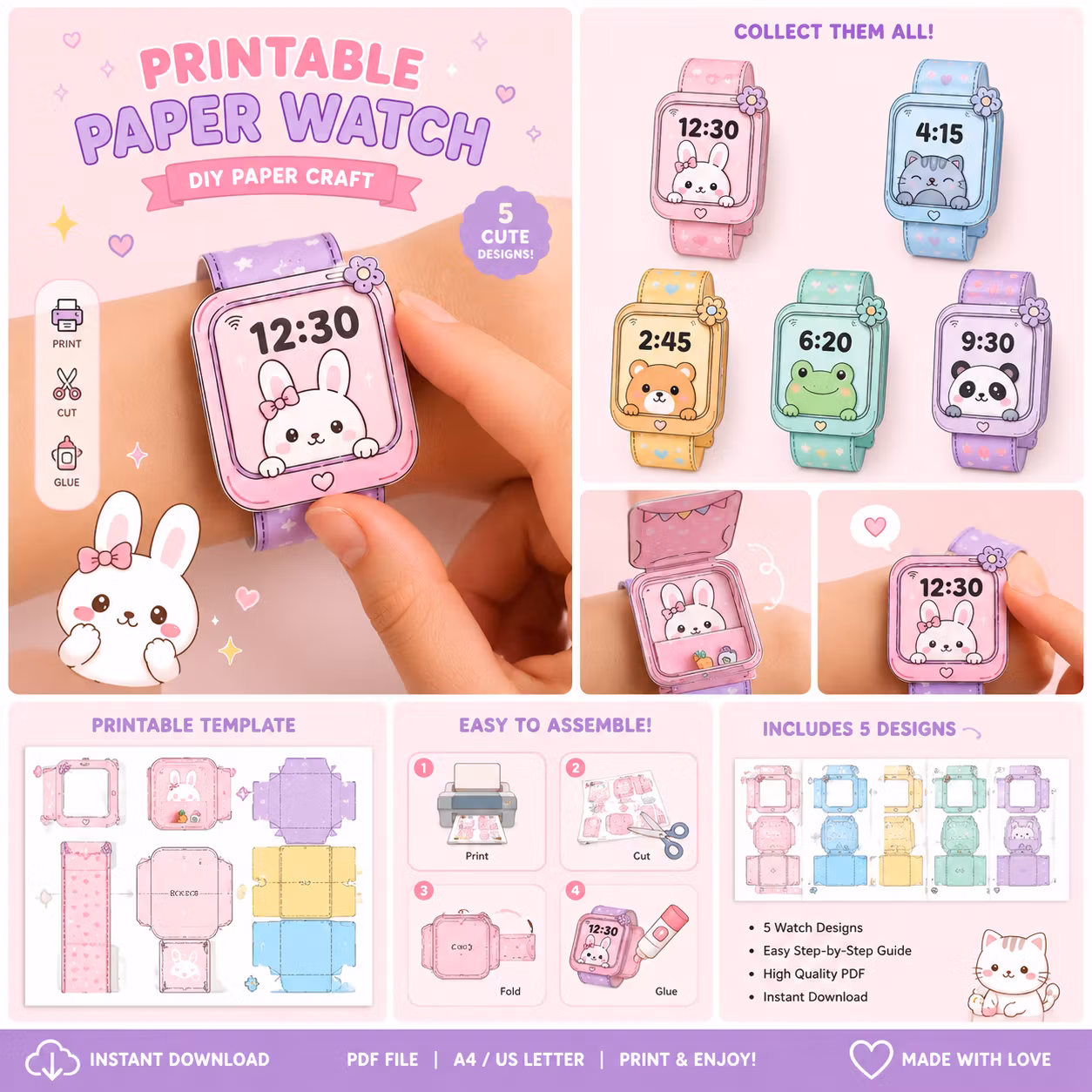 Printable Smartwatch Pack