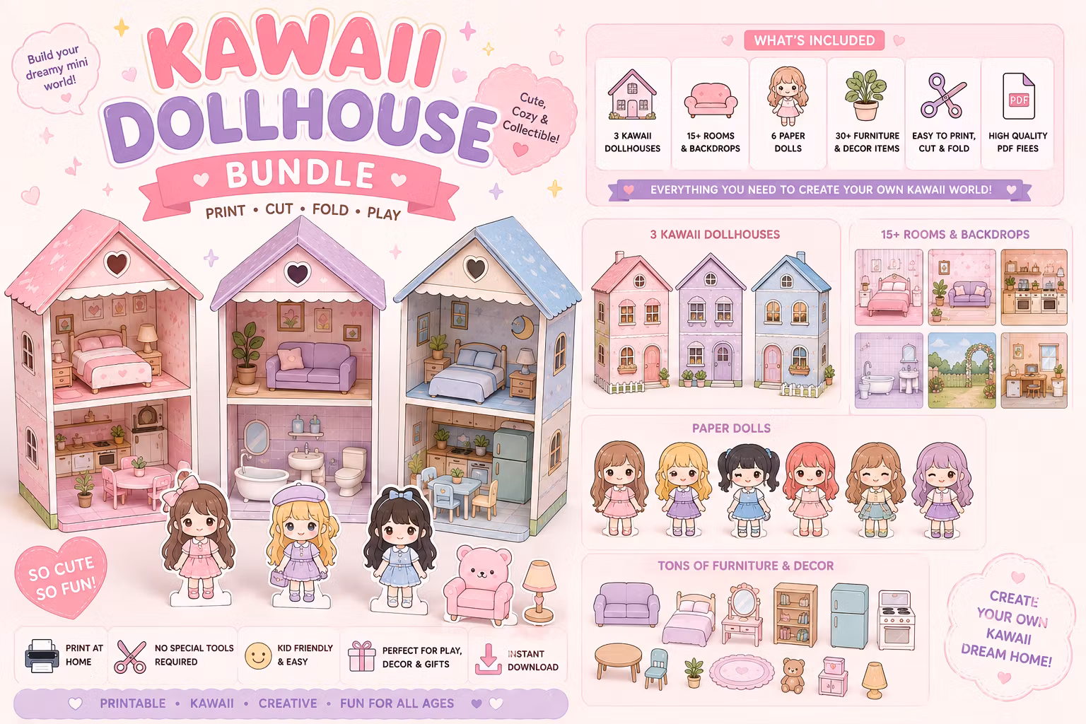Kawaii Dollhouse Bundle