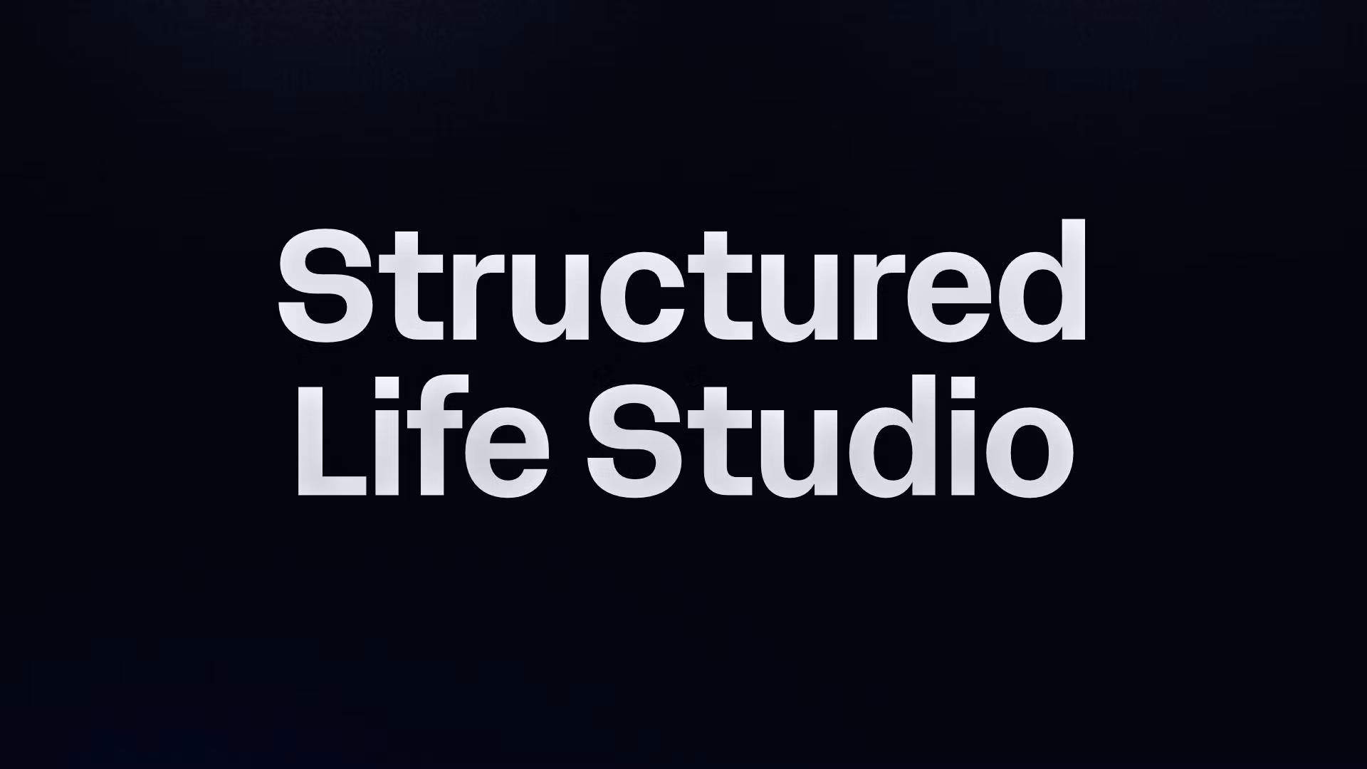 Structured Life Studio 