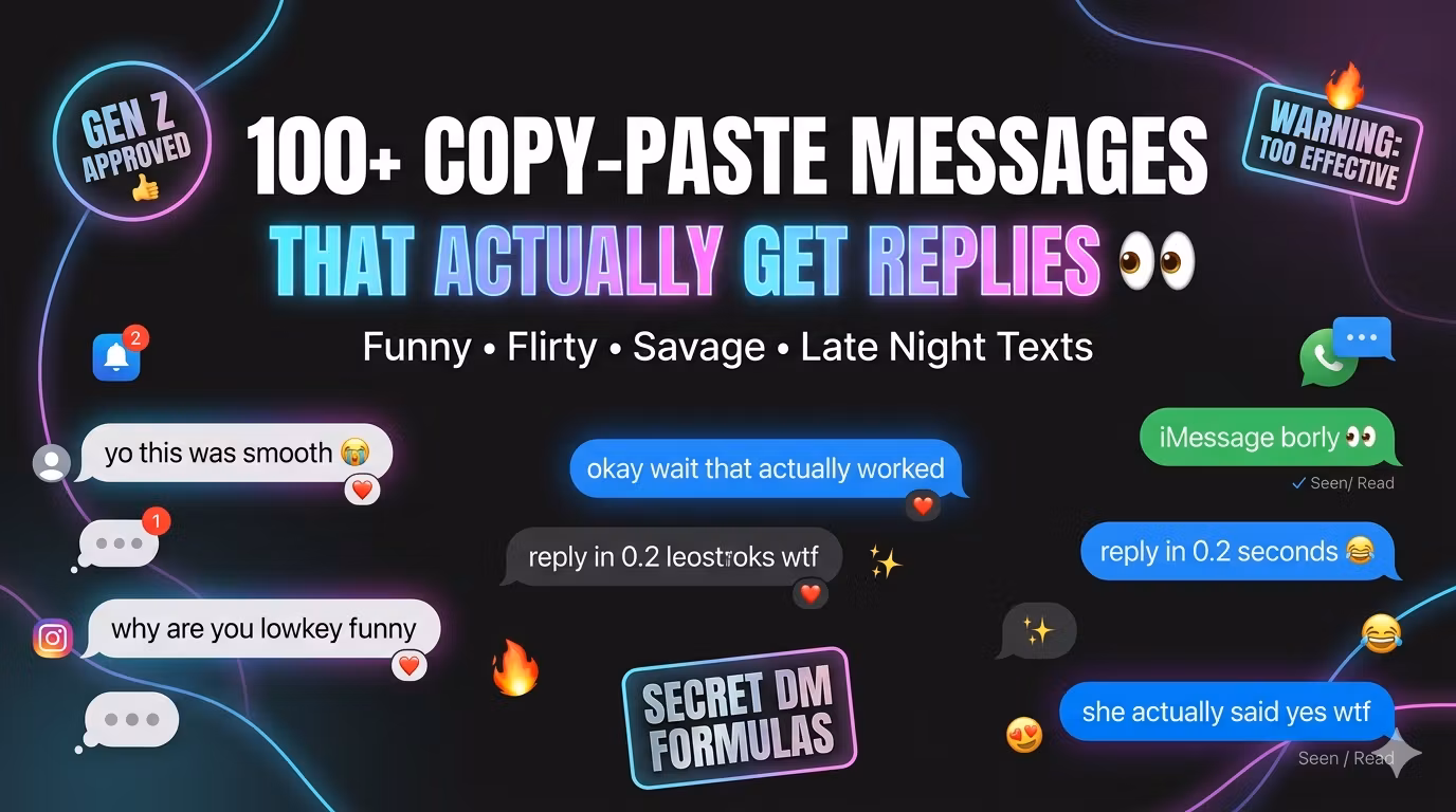 100+ Texts That Turn Dry Conversations Into Obsession