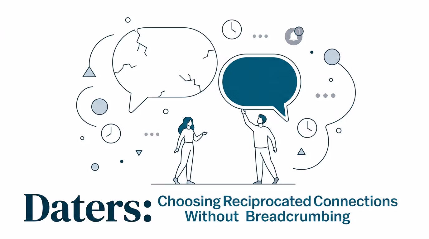 Daters Choosing Reciprocated Connections