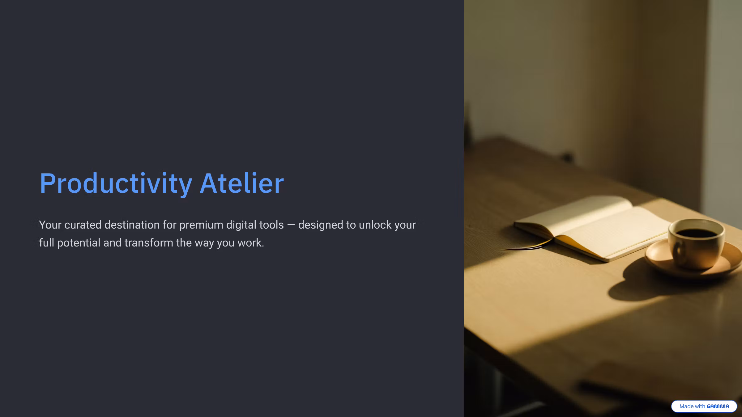 Productivity Atelier 