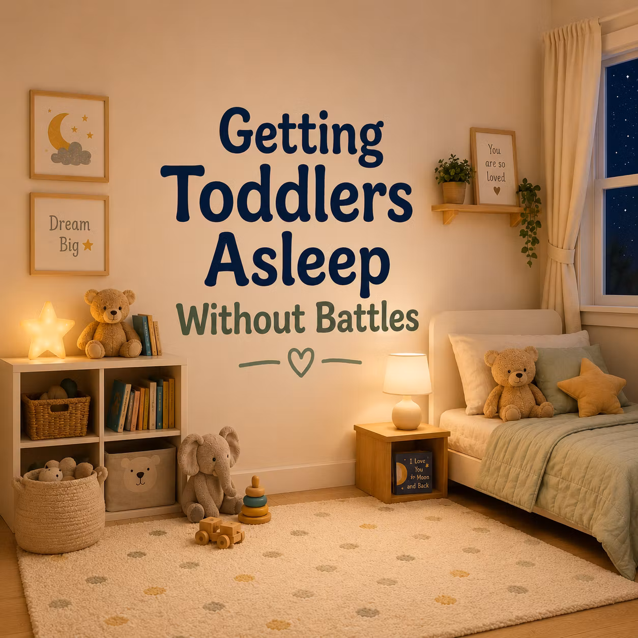 Parents Getting Toddlers Asleep Without Bedtime Battles