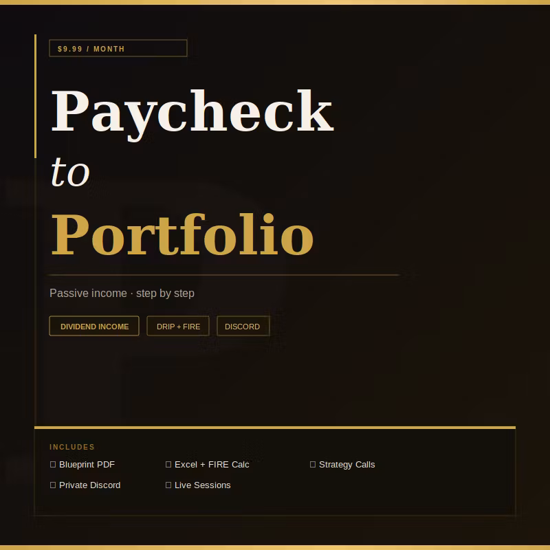 Paycheck to Portfolio