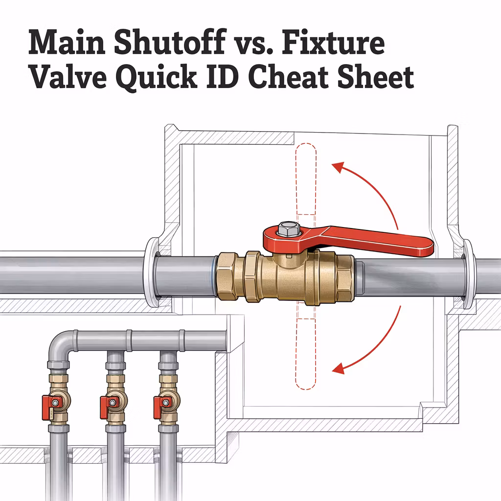 Emergency Water Shutoff Cheat Sheet 
