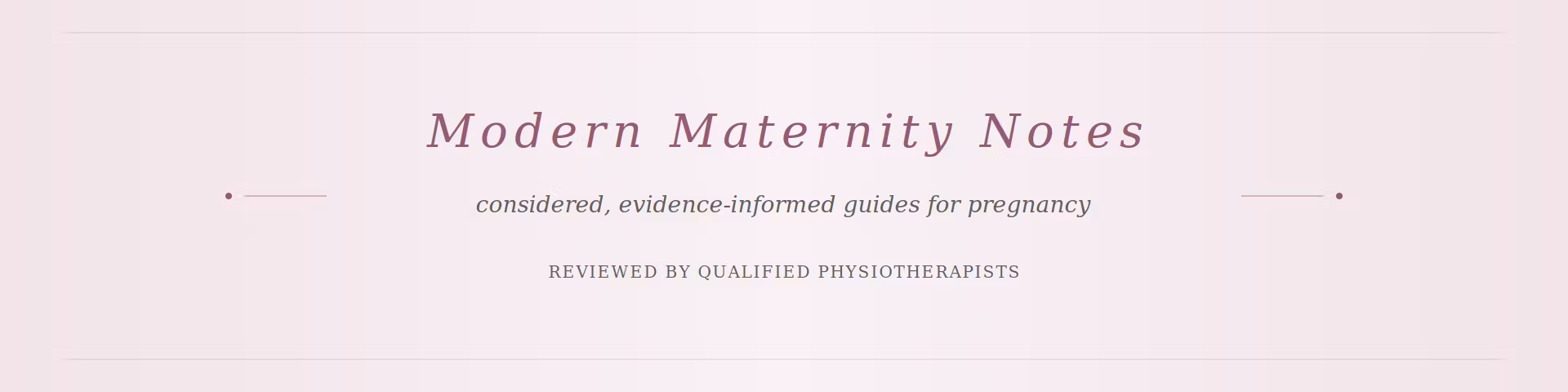 Modern Maternity Notes