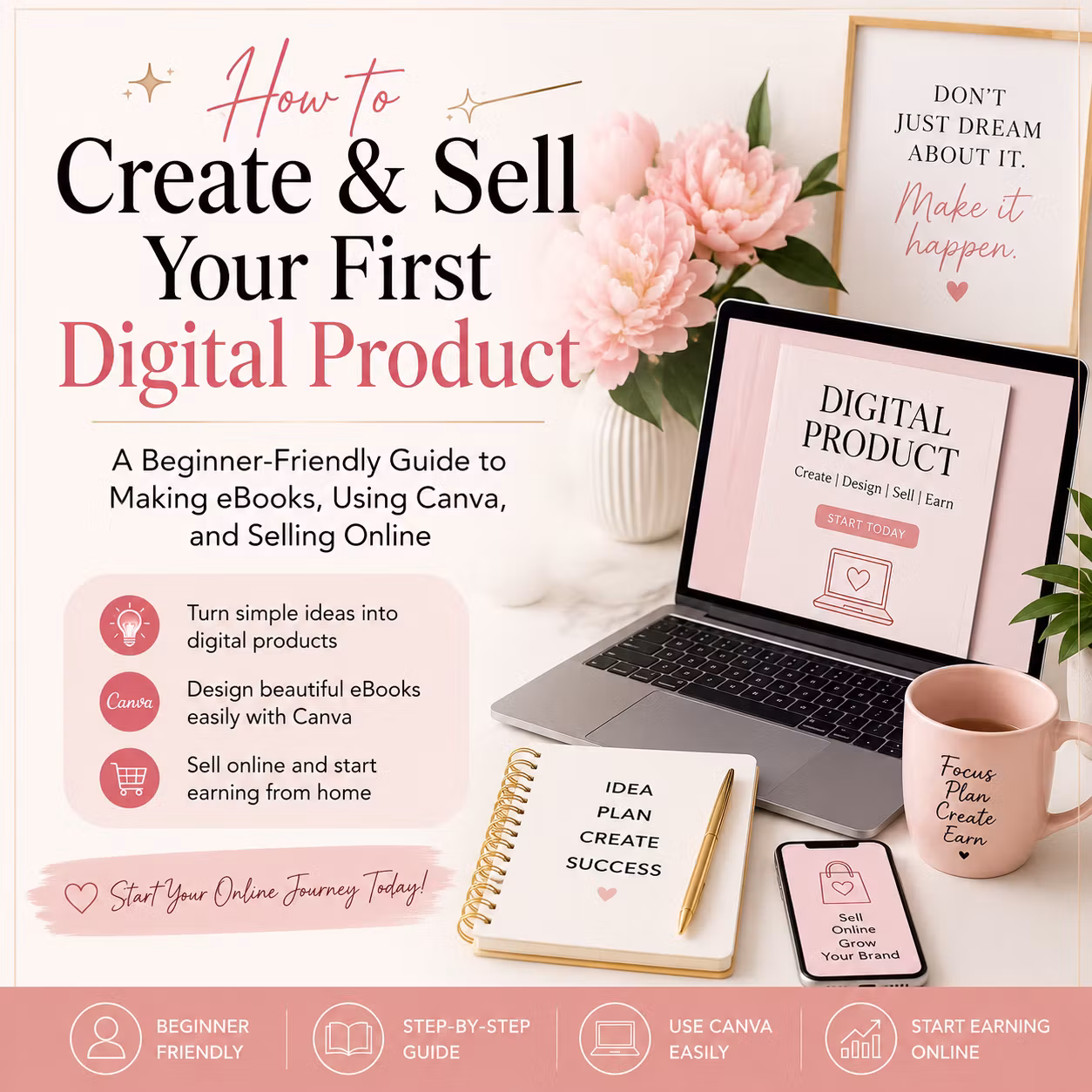 How to Create & Sell Your First Digital Product