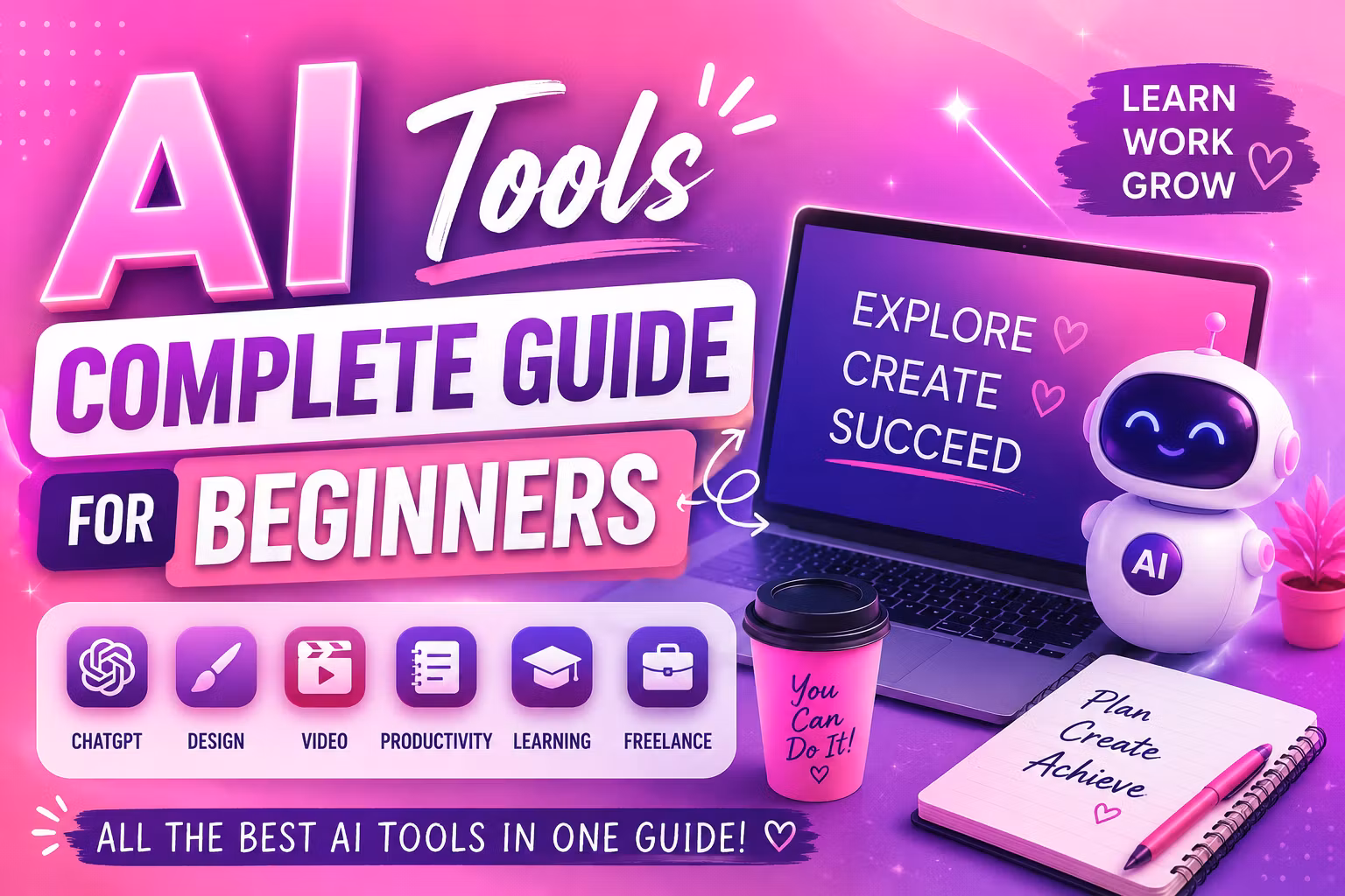 50 AI Tools That Save Time & Make Money