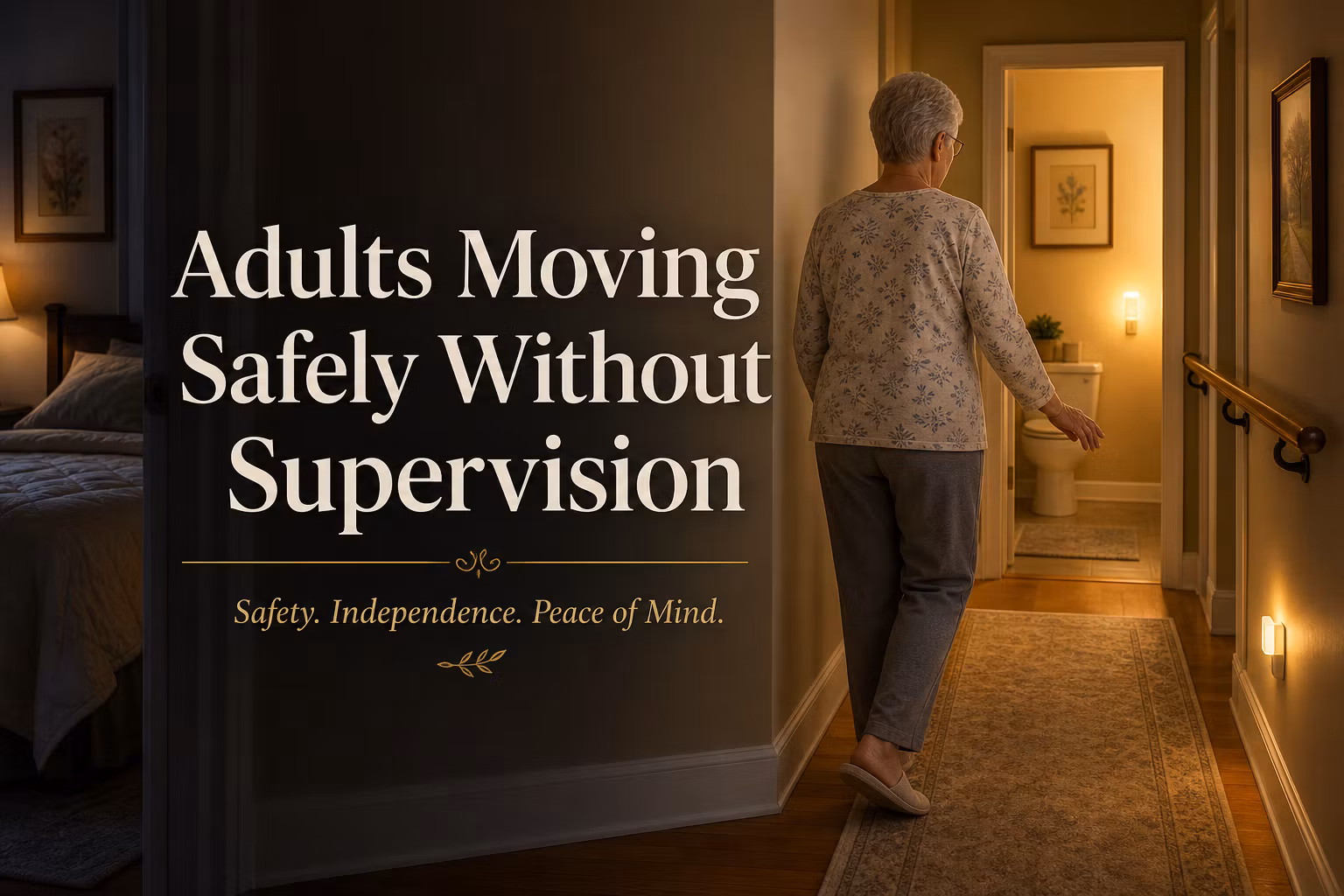 Adults Moving Safely Without Supervision