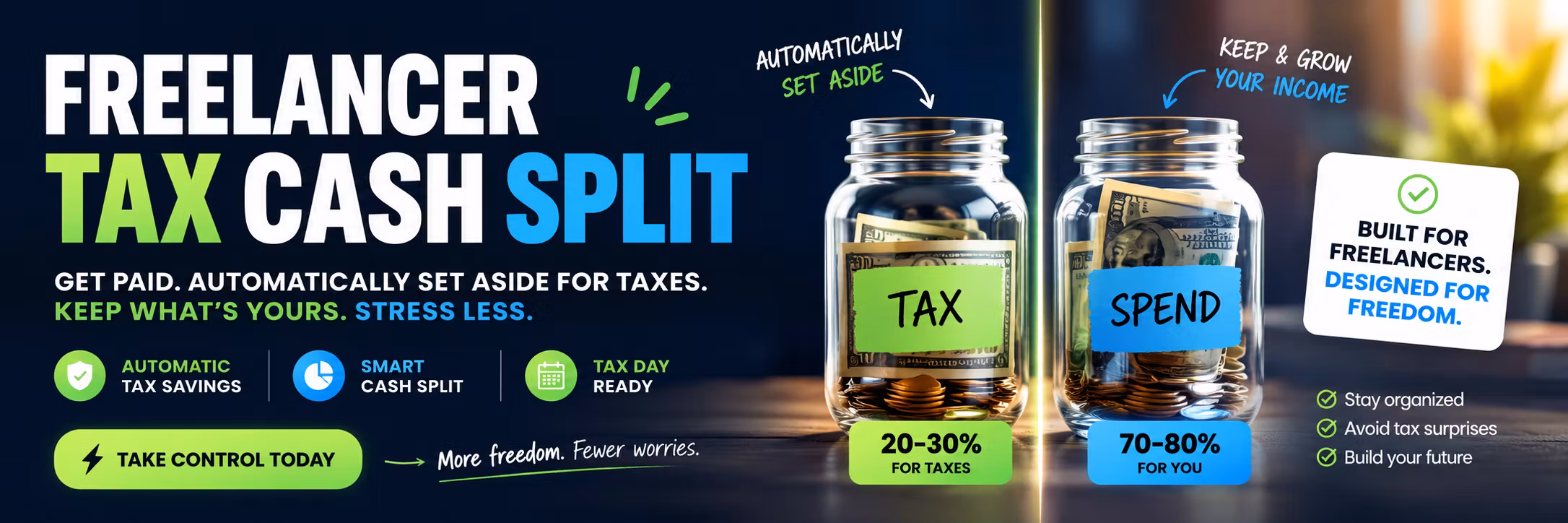 Freelancer Tax Cash Split