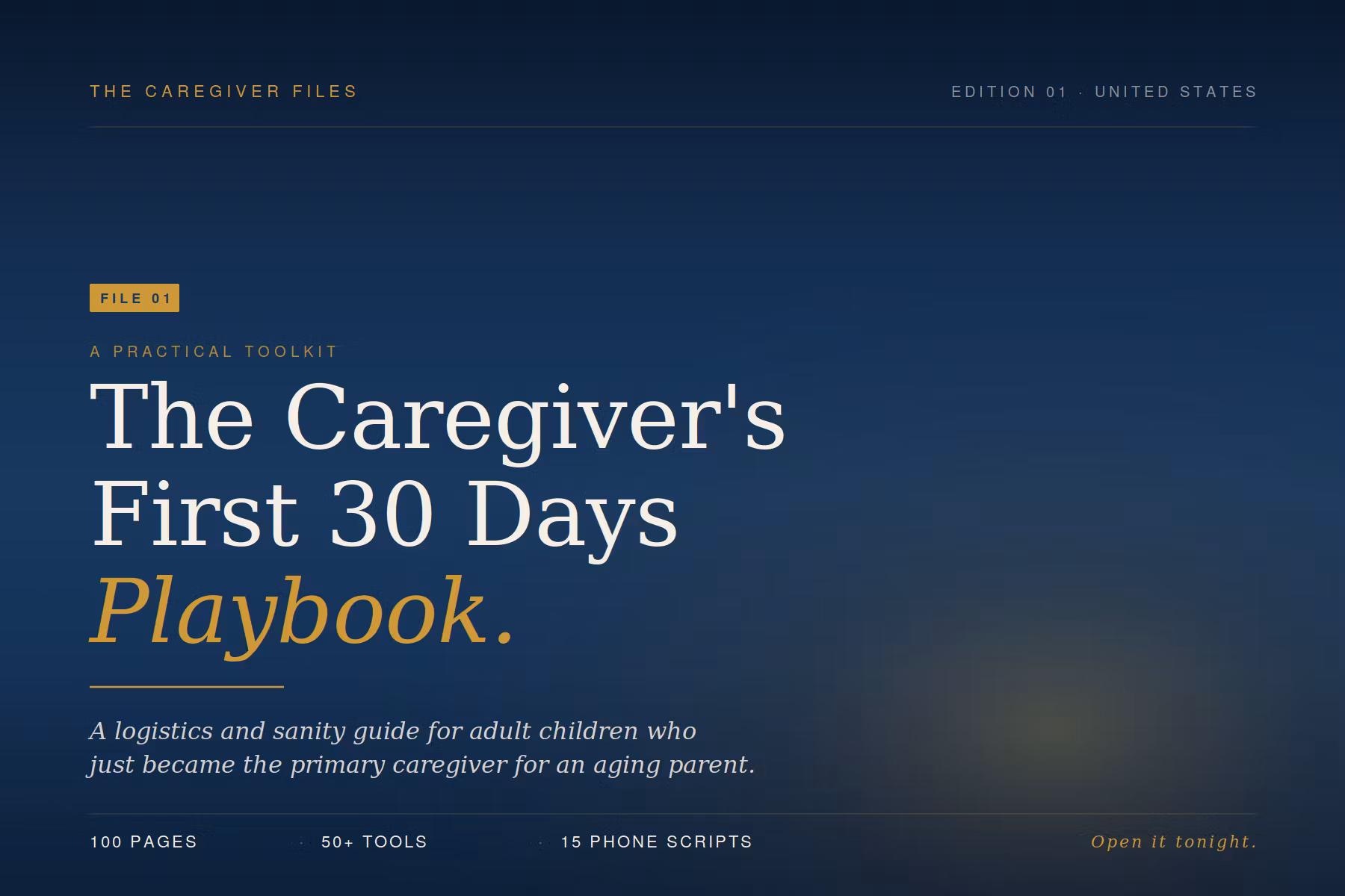 The Caregiver's First 30 Days Playbook