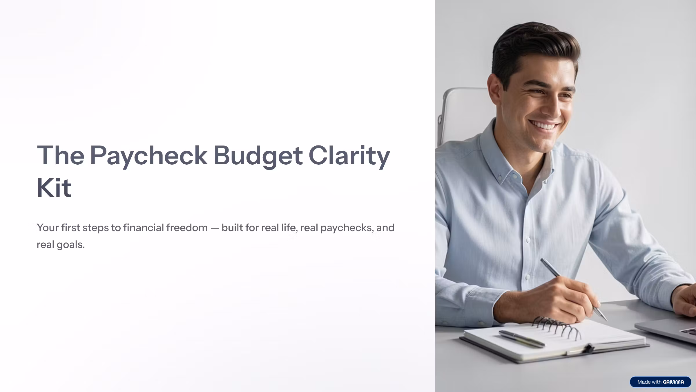 Paycheck Budget Clarity Kit
