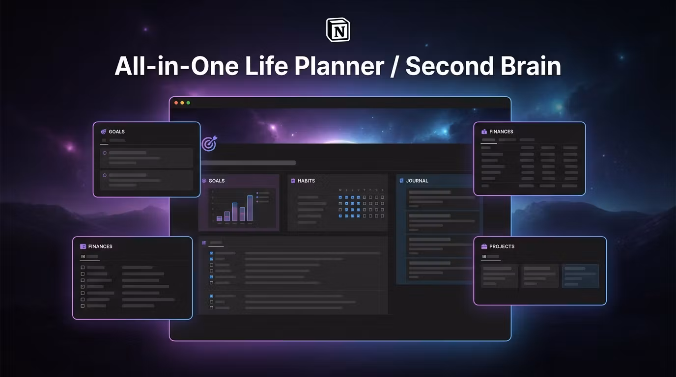 Second Brain — All-in-One Life Planner