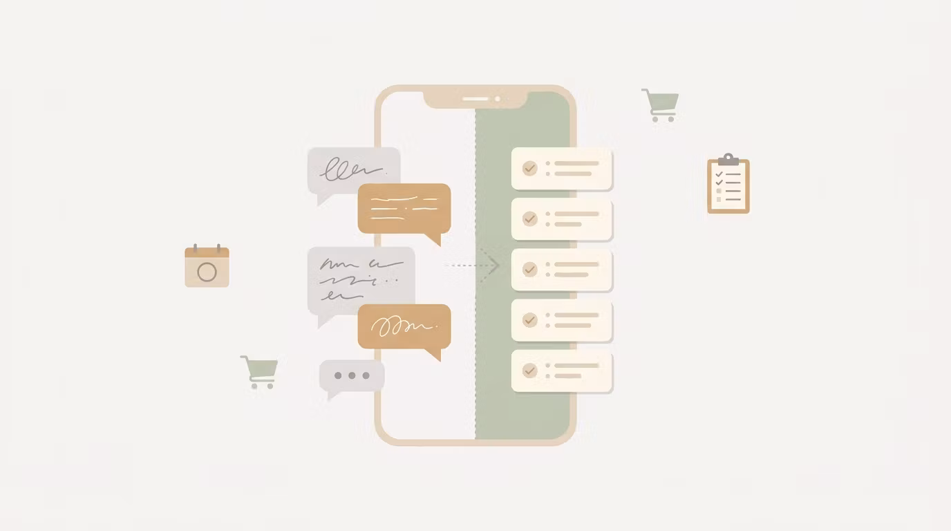 Household Actions Cheat Sheet - Turn Everyday Messages into Clear Next Steps