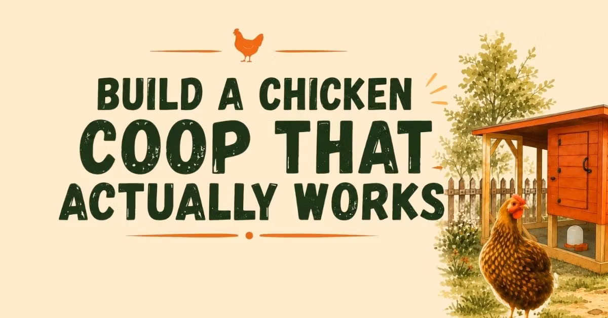 Build a Chicken Coop That Actually Works