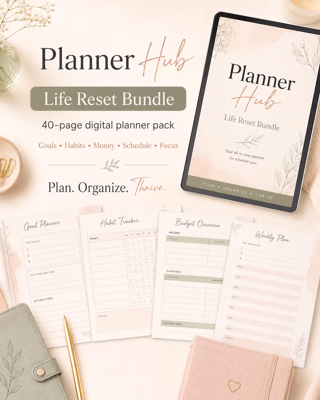Life Reset Bundle (40 Pages)