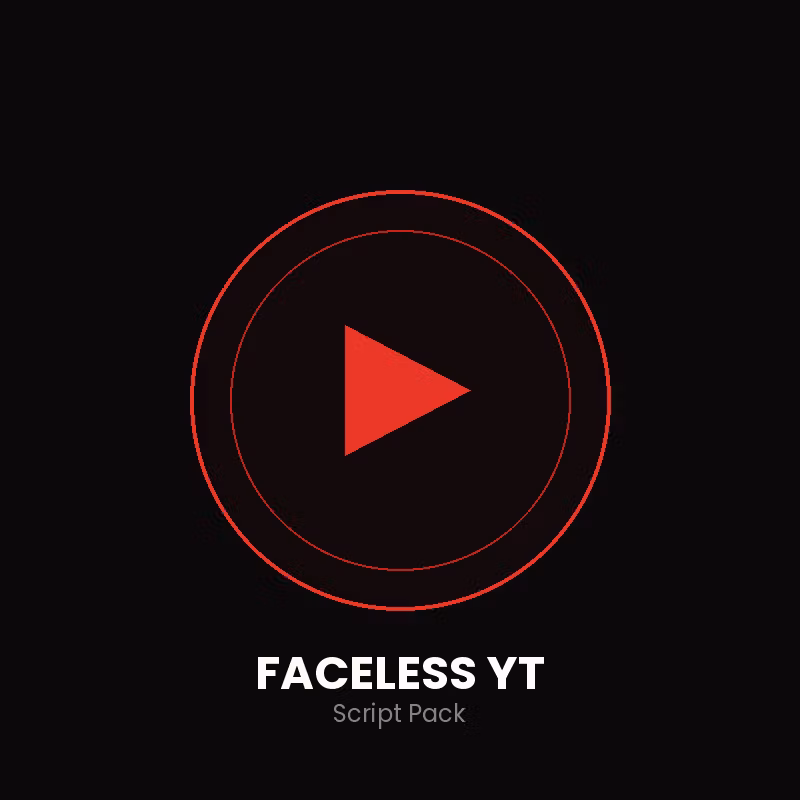 Faceless youtube script pack