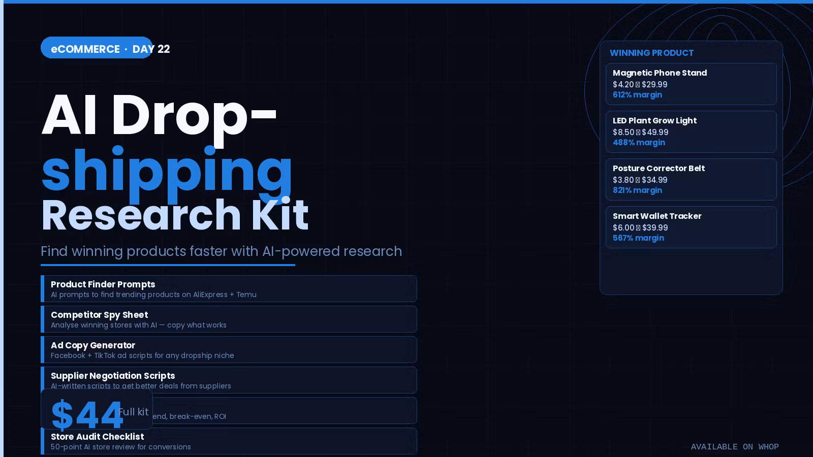 AI Dropship Research Kit 