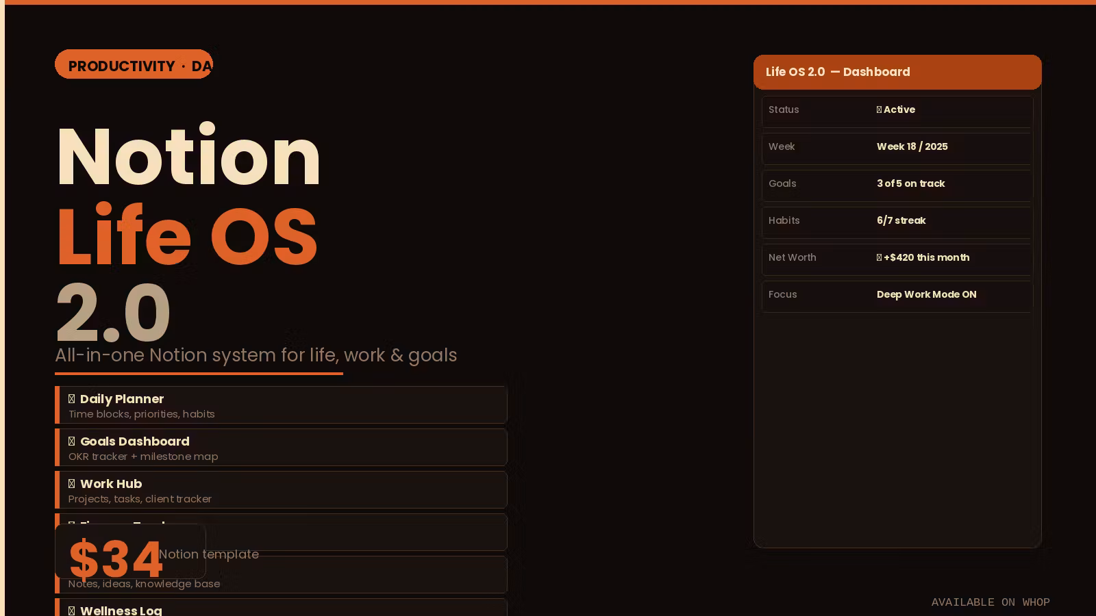 Notion Life OS 2.0 
