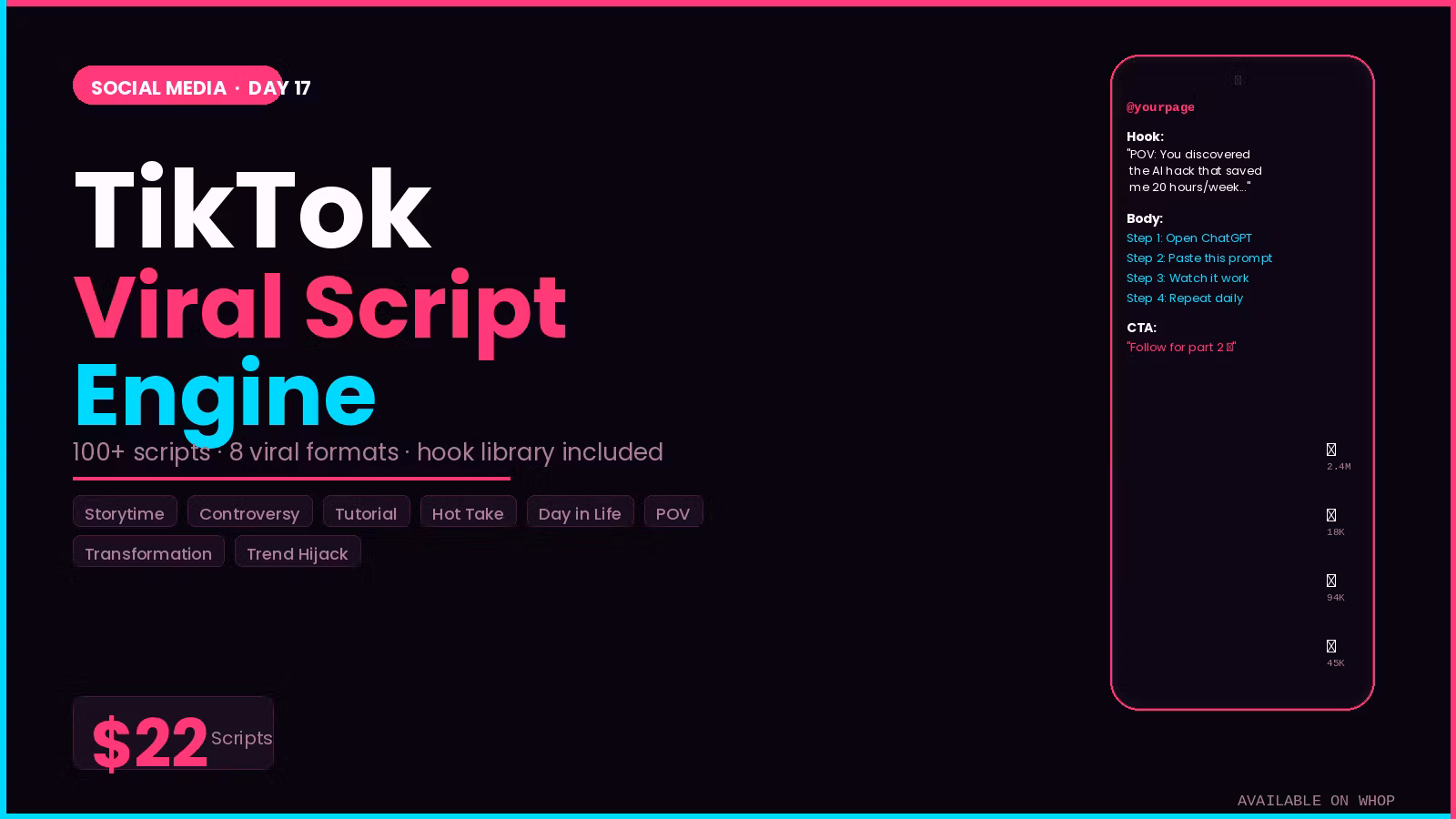 TikTok Viral Script Engine 
