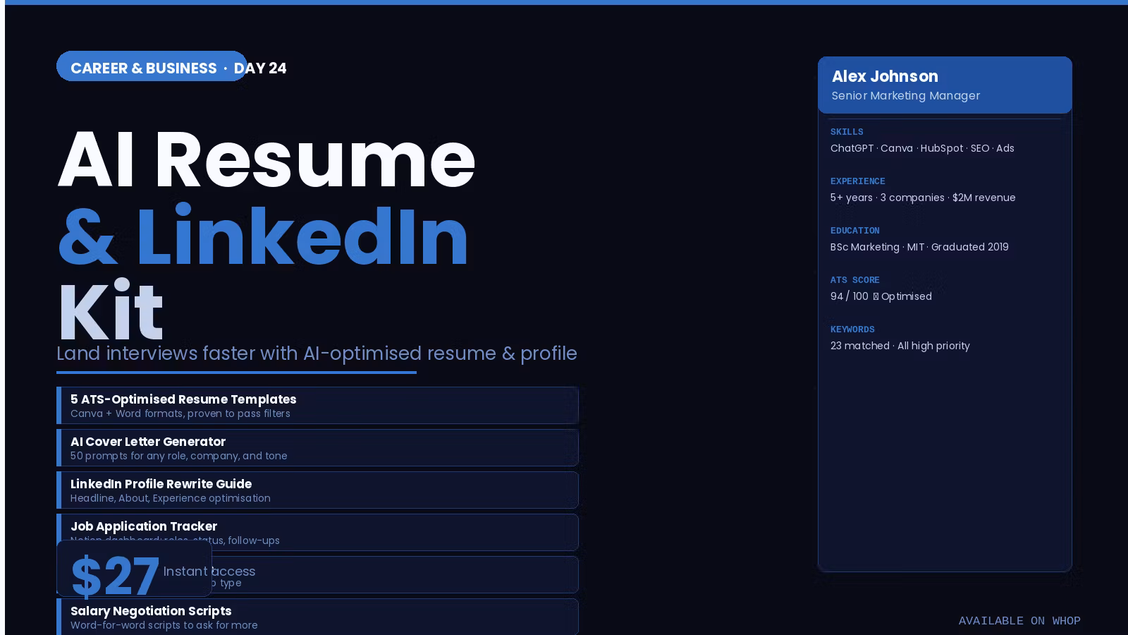 AI Resume & LinkedIn Kit