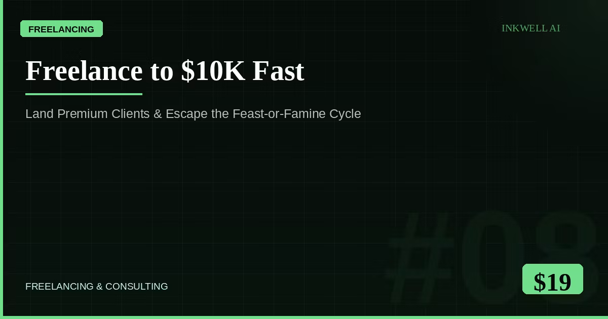 Freelance to $10K Fast