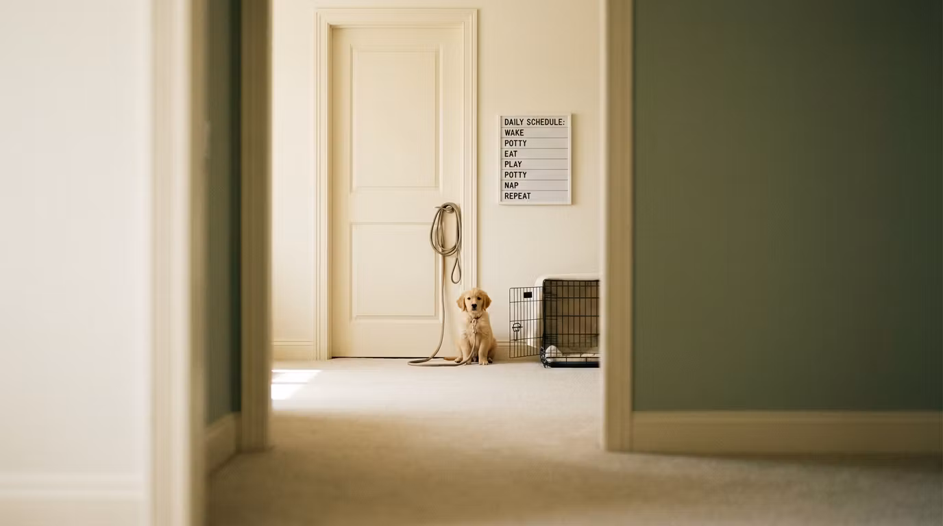Apartment Puppy Potty Training Schedule