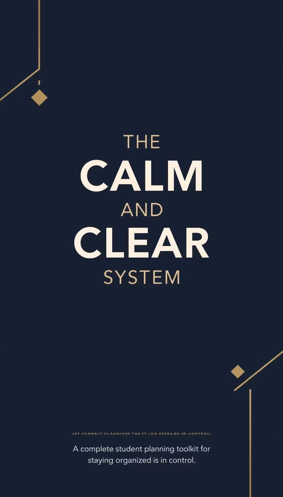 Calm and Clear