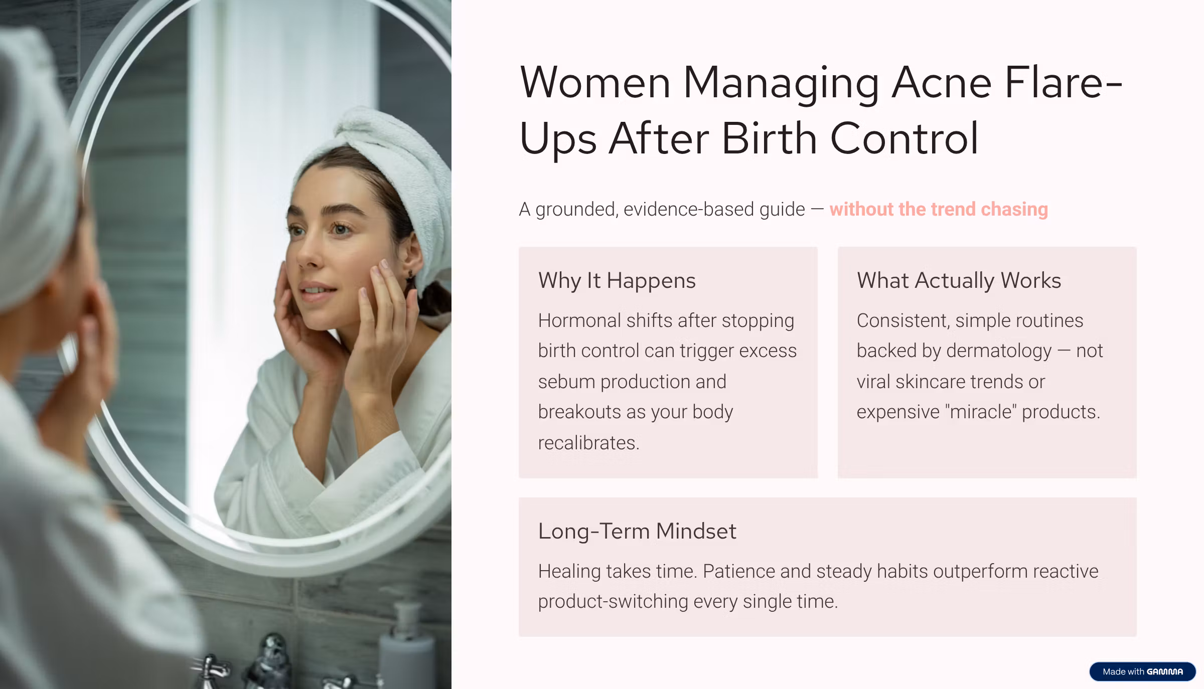 Acne Flare Ups After Birth Control