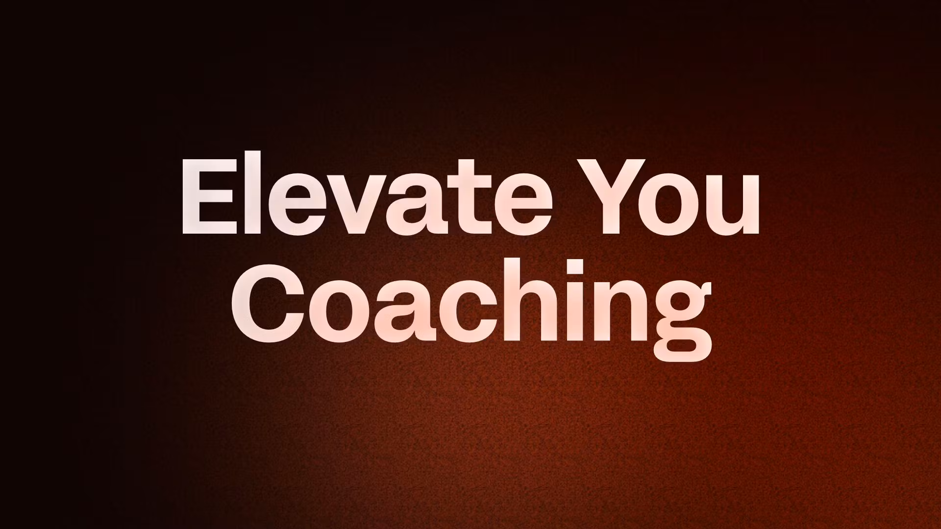 Elevate You Coaching
