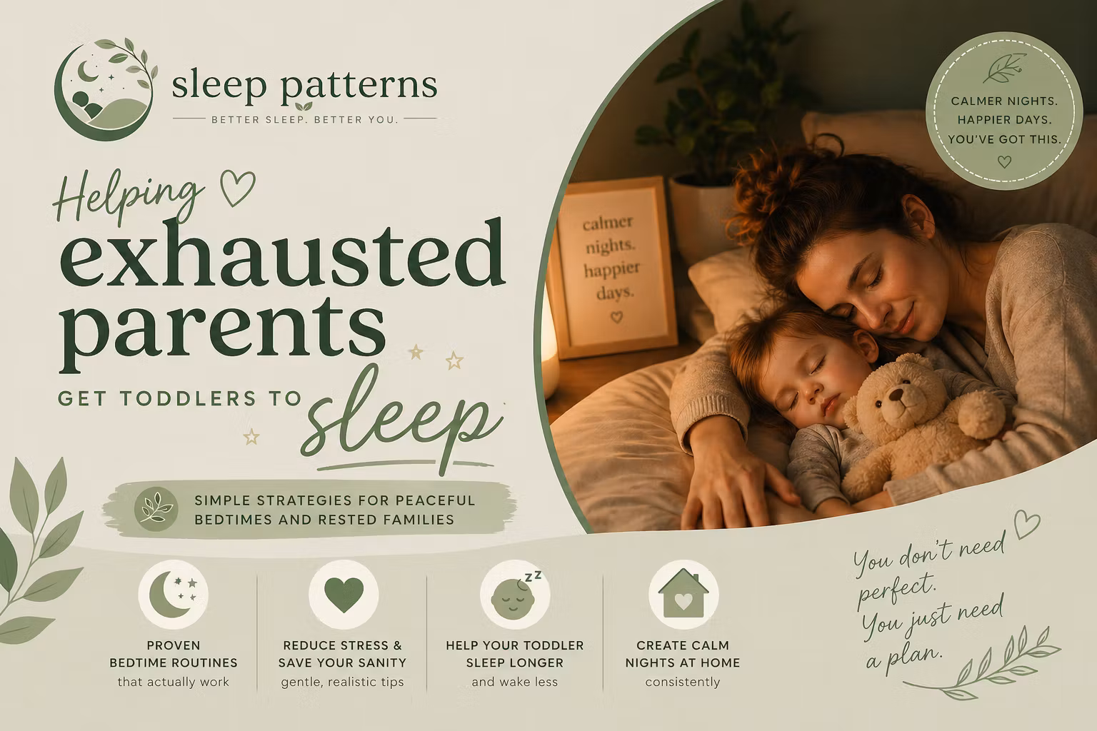 Helping exhausted parents get toddlers to sleep