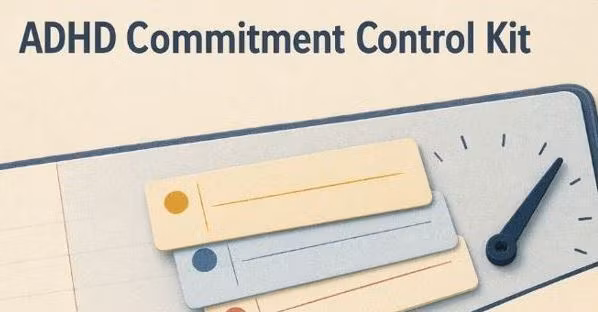 ADHD Weekly Commitment Reset (Bunddle)