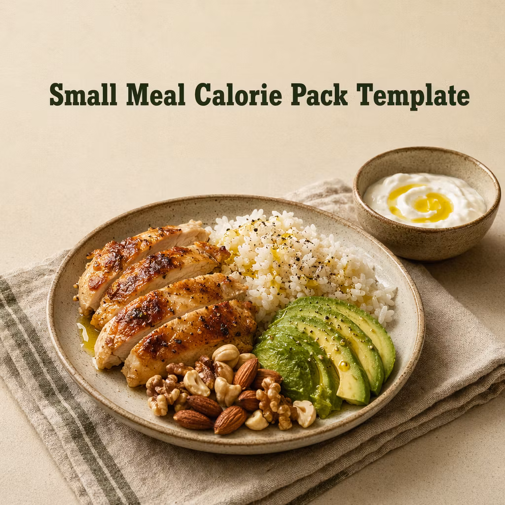 Lean Bulk Meal Template for Hardgainers