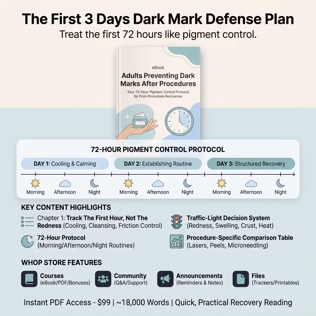 Adults Preventing Dark Marks After Procedures