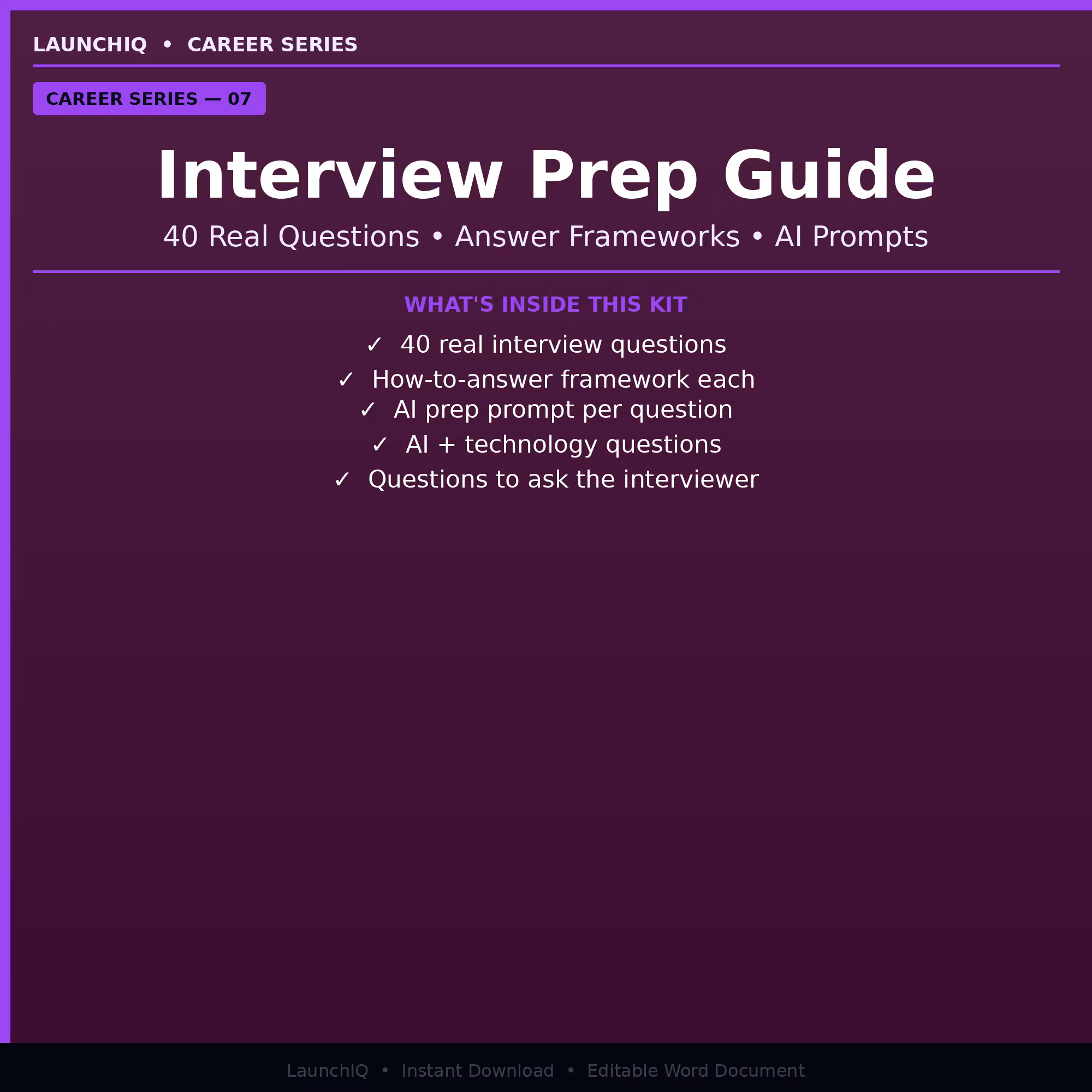 Interview Prep Guide