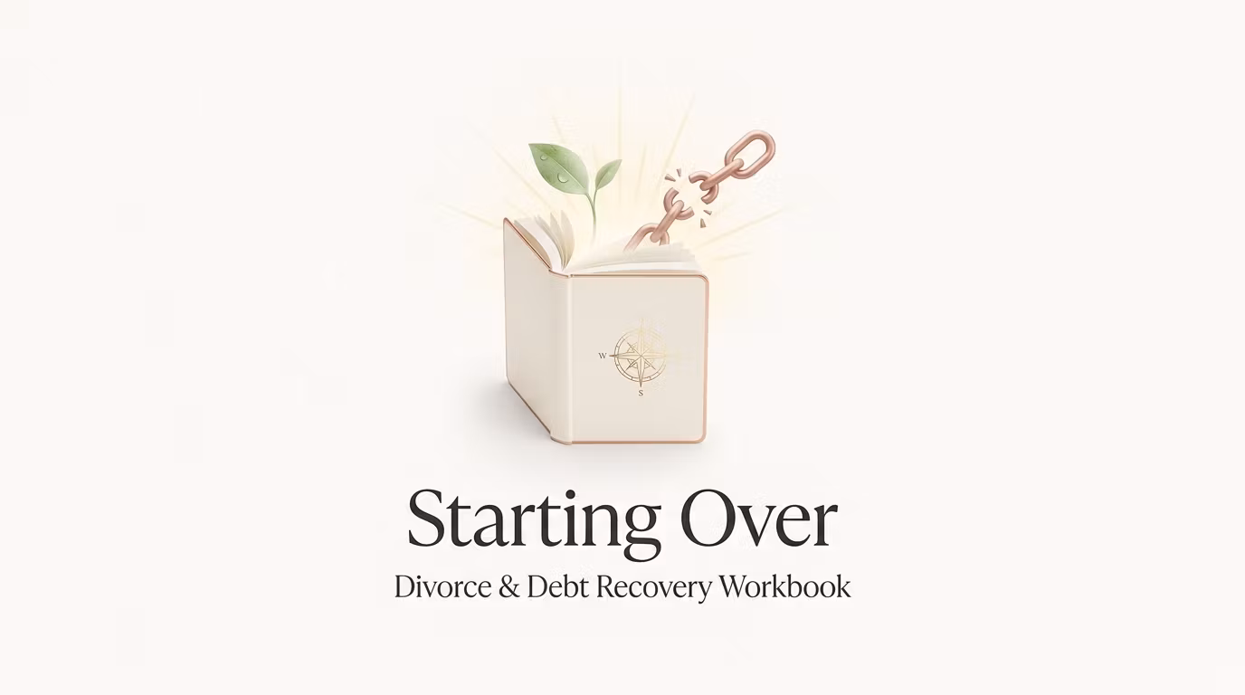 Starting Over: Divorce Debt Recovery Workbook
