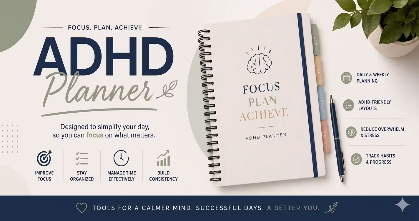 The Dopamine-Friendly ADHD Daily Planner