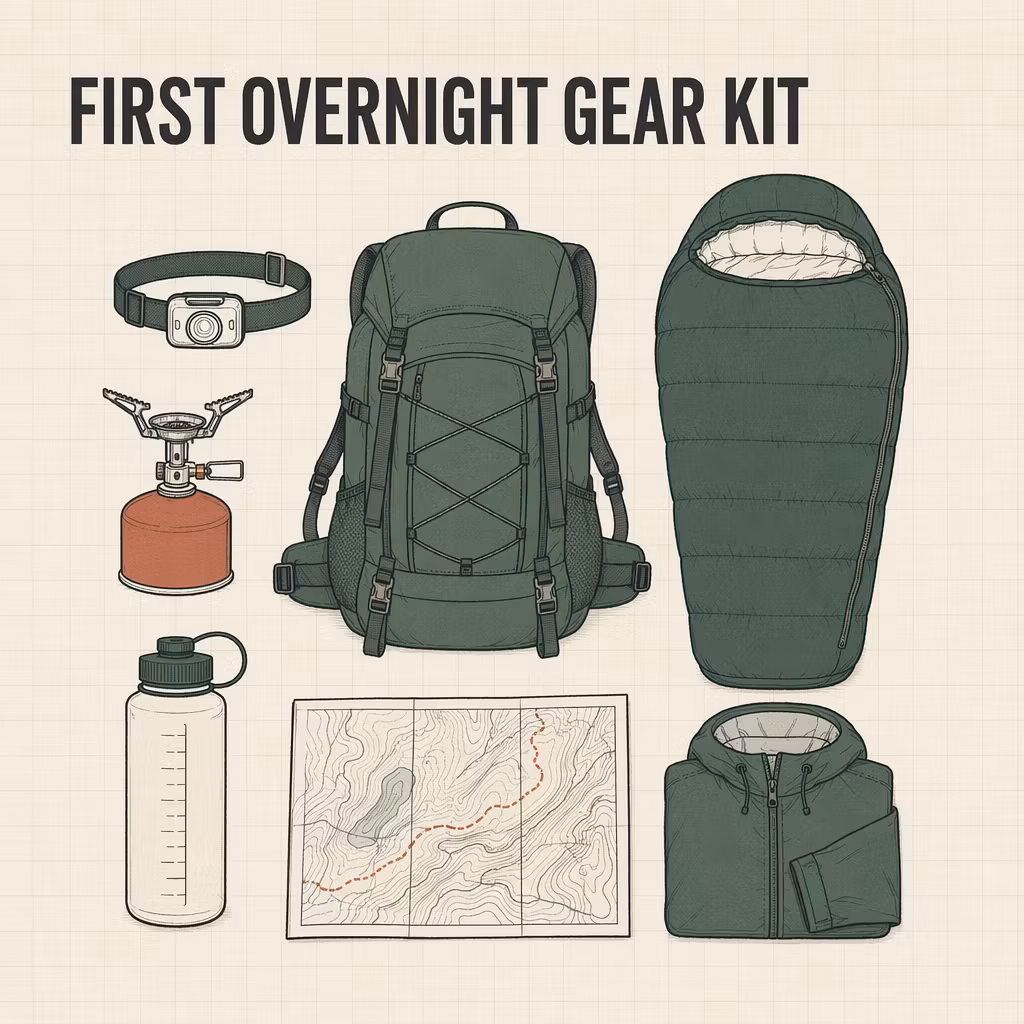 First Overnight Gear Kit