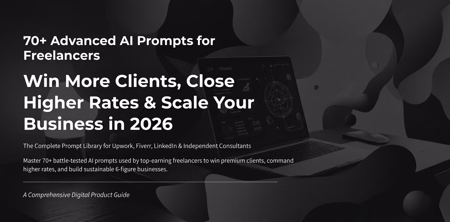 70+ Advanced AI Prompts for Freelancers: Win More Clients & Close Higher Rates