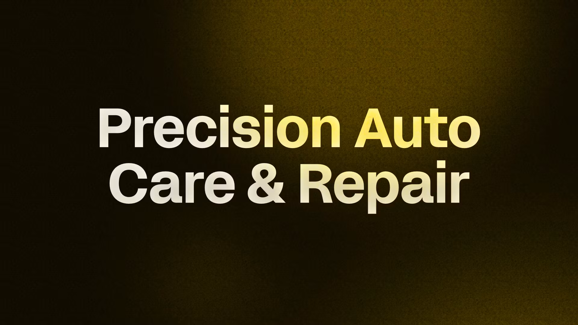 Precision Auto Care & Repair