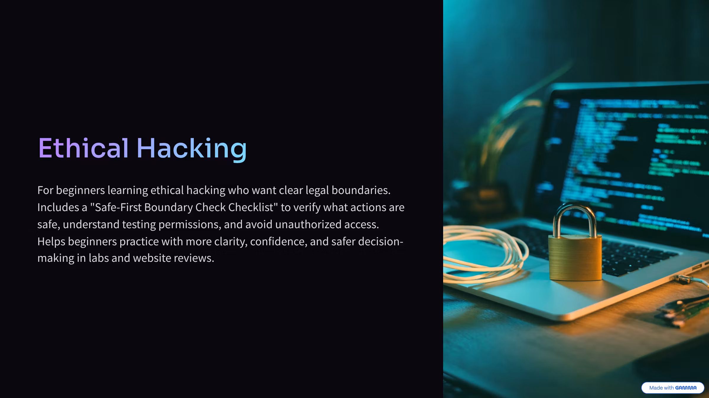 Safe-First Boundary Check Kit