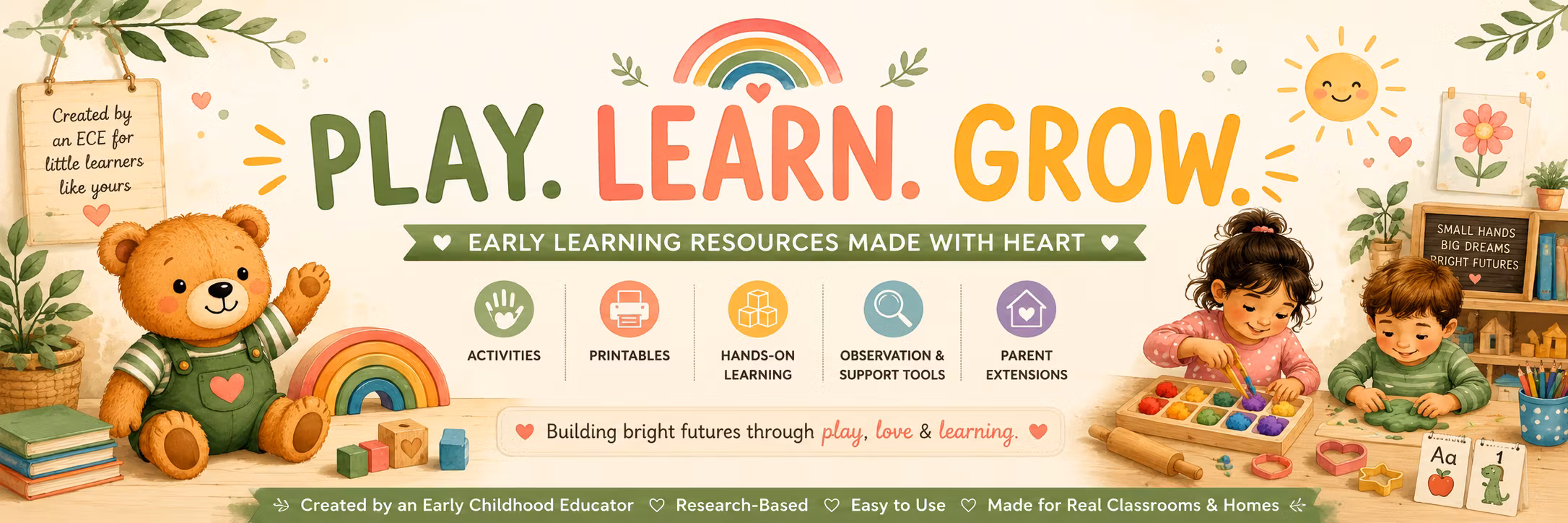 Play. Learn. Grow. 