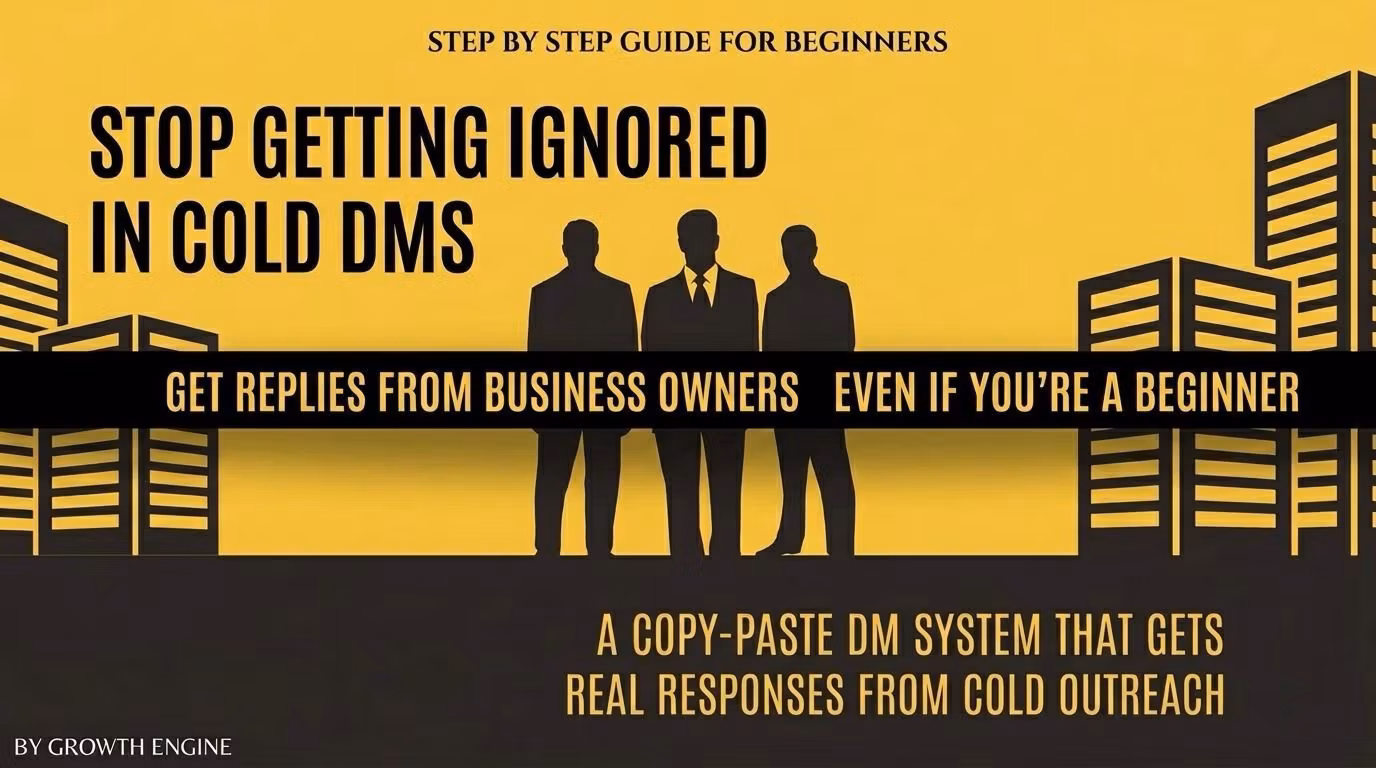 Stop Getting Ignored in Cold DMs. Beginner Guide to Get Clients via Cold Dms