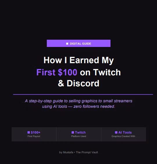  How I Earned My First $100 on Twitch & Discord