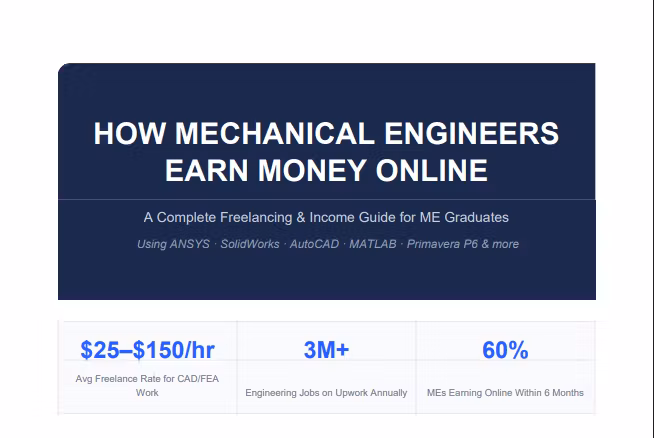 How Mechanical Engineers Earn Money Online