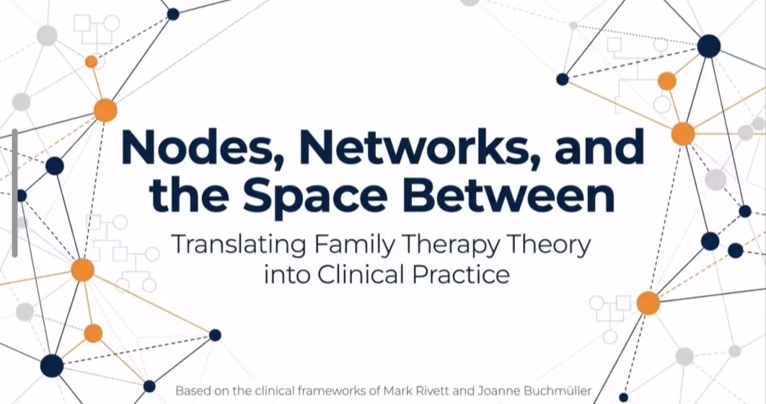 NODES, NETWORKS AND THE SPACE BETWEEN 